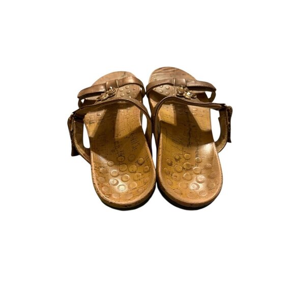 Vionic Viviana Sandal Womens Metallic Cork Sandals With Adjustable Straps size 9 - Picture 3 of 8